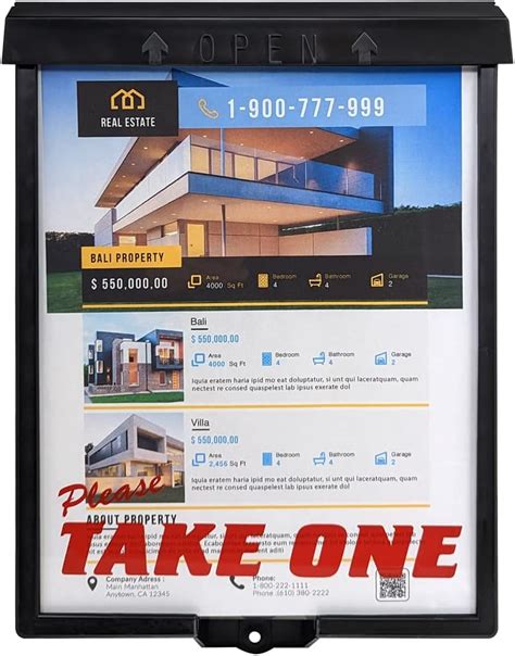 Amazon.com: Real Estate Brochure Box.